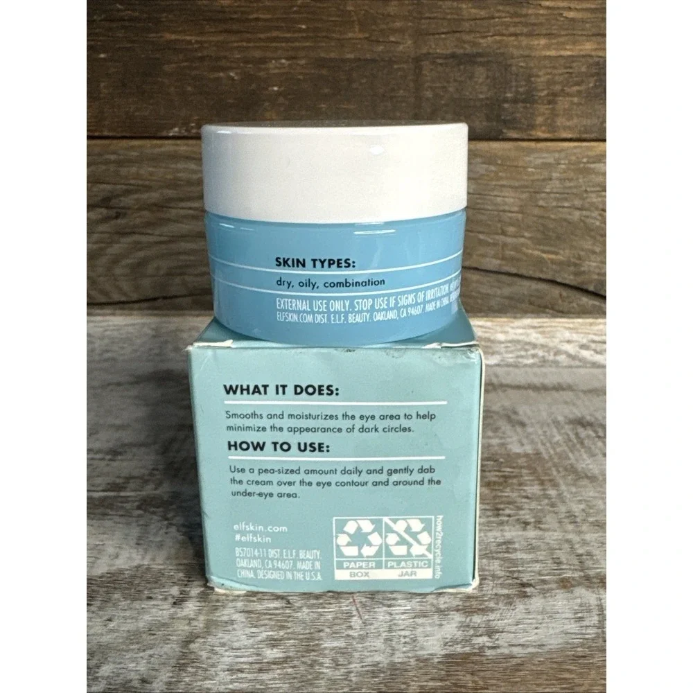 e.l.f. Holy Hydration Hyaluronic Acid Eye Cream 0.53oz New‎ | MSRP = $10.00